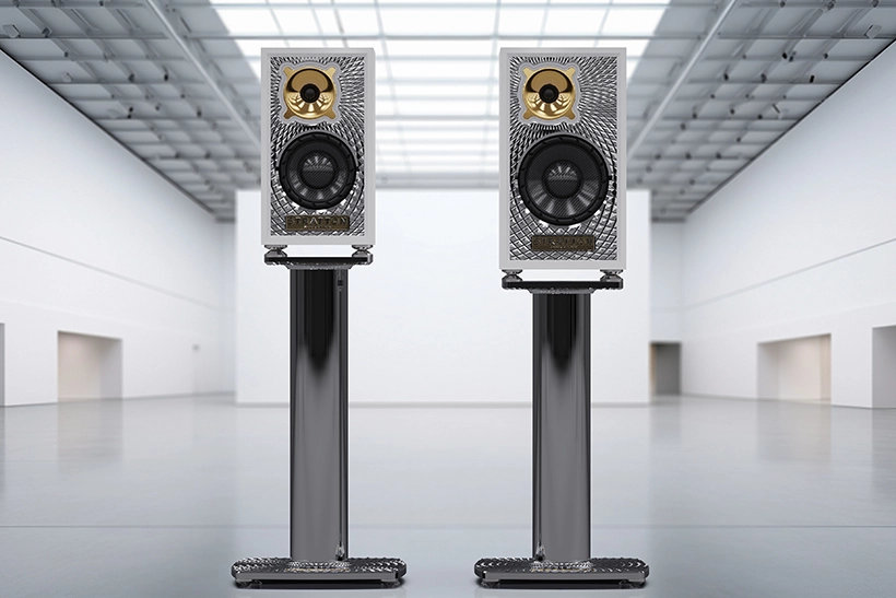 Stratton Acoustics shiny compact Element 6 & 8 speakers 2 Stratton Acoustics Element 6 and Element 8 speakers
