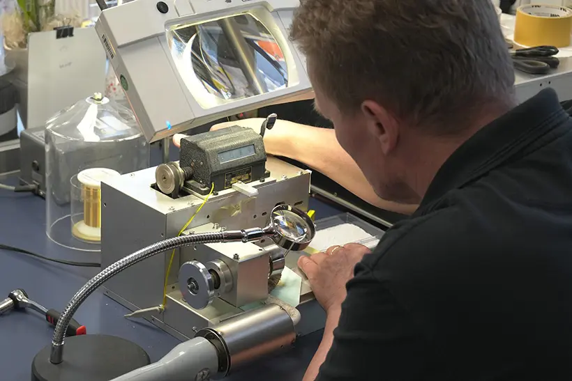 Clearaudio, making turntables in the forest 15 Clearaudio factory visit https://the-ear.net