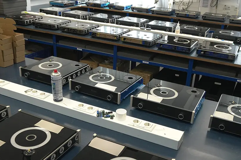 Clearaudio, making turntables in the forest 9 Clearaudio factory visit https://the-ear.net