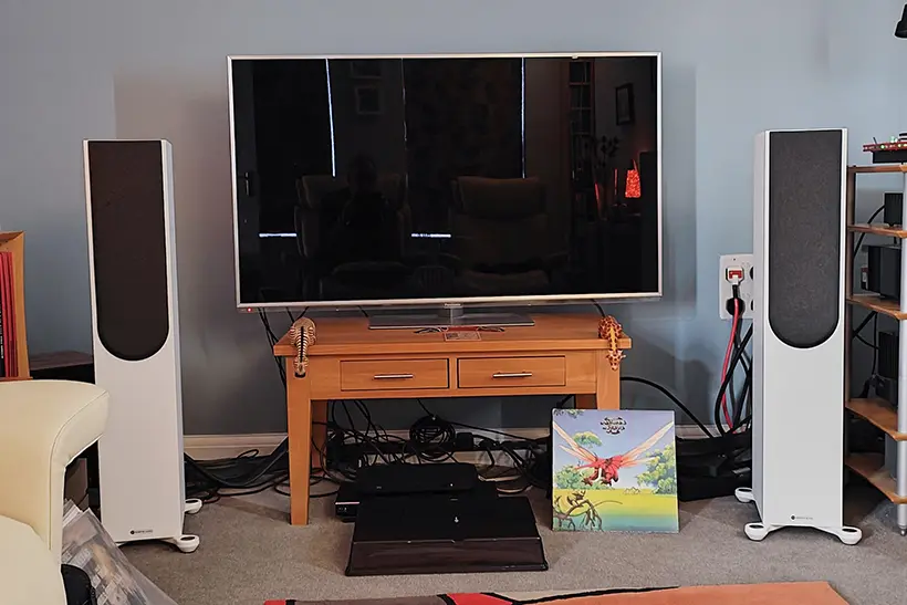 Monitor Audio Bronze 300 7Gs unleash your hidden air guitar hero 5 Monitor Audio Bronze 300 7G speaker review https://the-ear.net