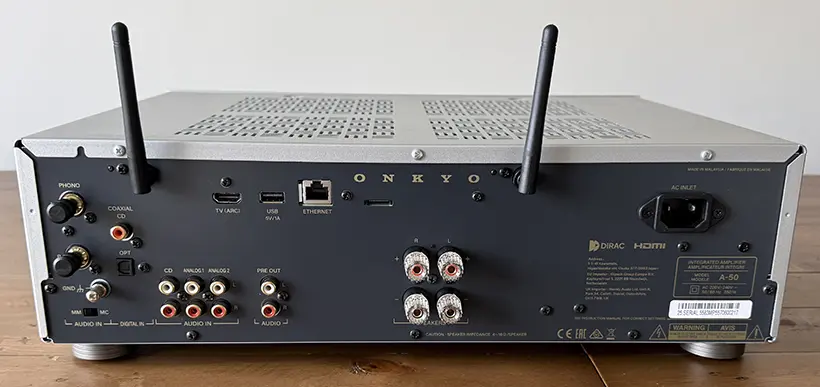 Onkyo A-50 jack of all trades, master of most 5 Onkyo A-50 streaming amplifier review https://the-ear.net