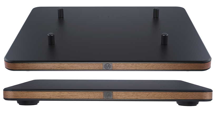 Stack Auva Platform for turntables, amplifiers, DACs, streamers & CD players. 2 Stack Audio Auva Platform isolation base