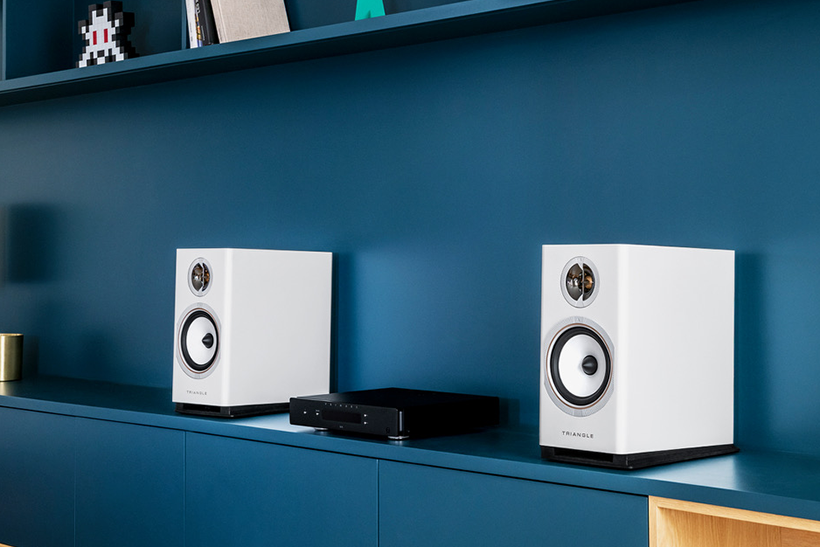 Triangle celebrate Solstice with three croissant friendly designs 3 Triangle Solstice speakers