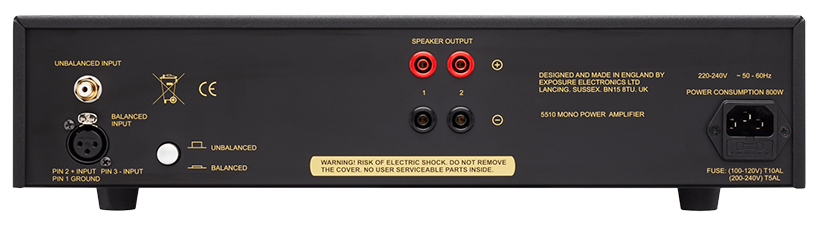 Exposure 5510 200W amps share calm authority 2 Exposure 5510 monoblock power amps