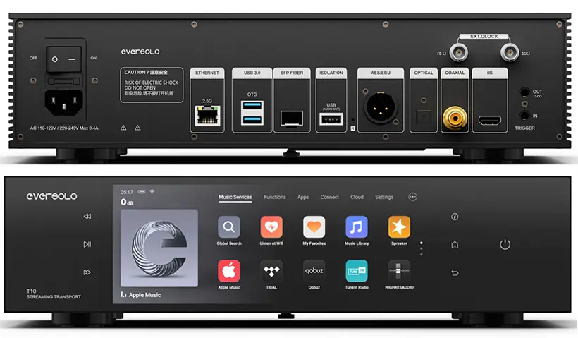 Eversolo T10 a streamer that gets to the heart of music 6 Eversolo T10 streaming transport review https://the-ear.net